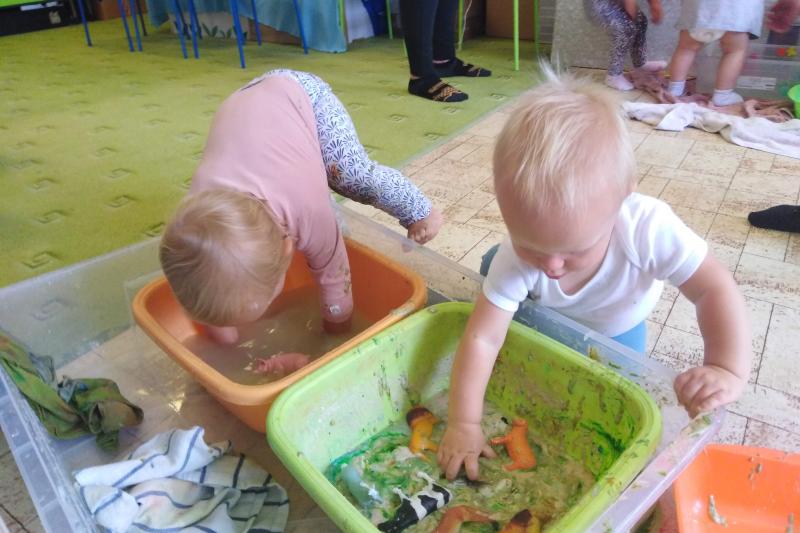 Baby ateliér - messy play